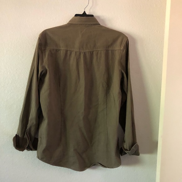 Paper Denim & Cloth olive longsleeves shirt - Picture 6 of 6